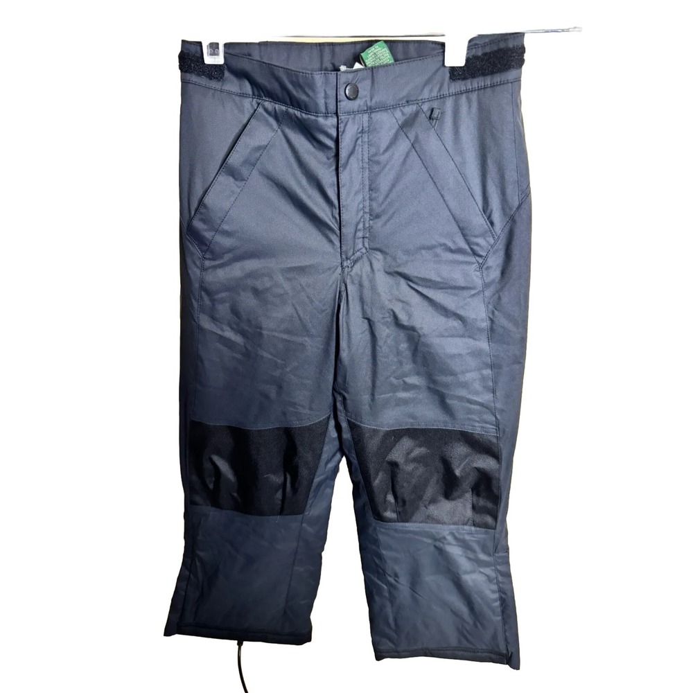 LL Bean Snow Pants Kids Youth 8 Ski Snowboard Black Thinsulate Insulated NWT
